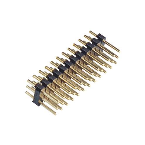 Brass PA6T PA9T Pin Header Connectors 2.0mm Dual Row Straight